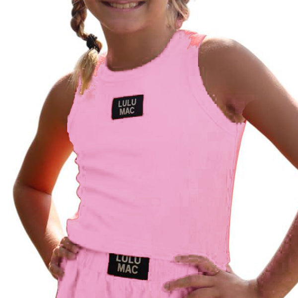 LIGHT PINK KIDS TANK