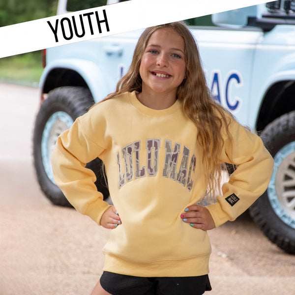 BUTTER CAMO KIDS SWEATSHIRT