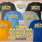 Sumrall Bobcats Athletics Arched (Gold) *