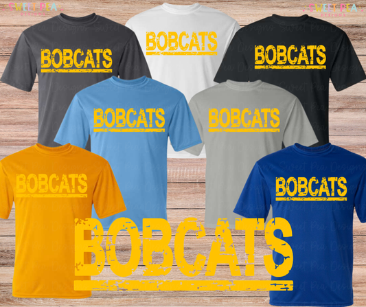 Distressed Bobcats (Gold) *