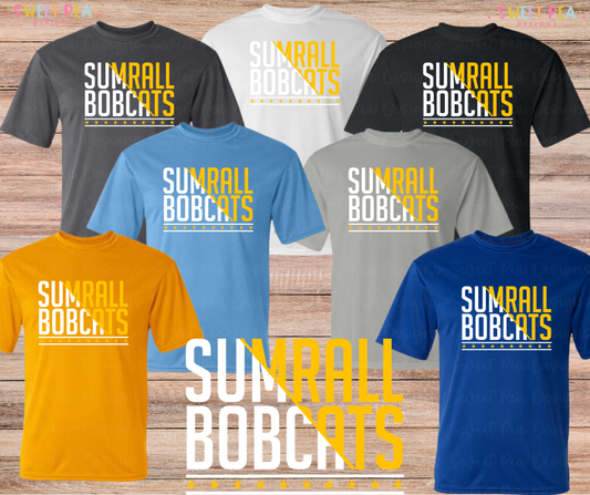 Sumrall Bobcats Split Colors (White/Gold) *