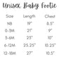 Christmas Button Flap Baby Footie – PRE-ORDER | Newborn–18M