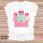 Personalized Pink Christmas Tree Tee (Infant)