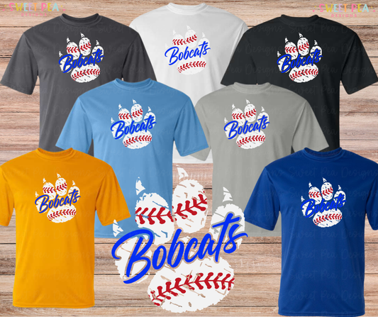 Bobcats Baseball Paw (Royal) *
