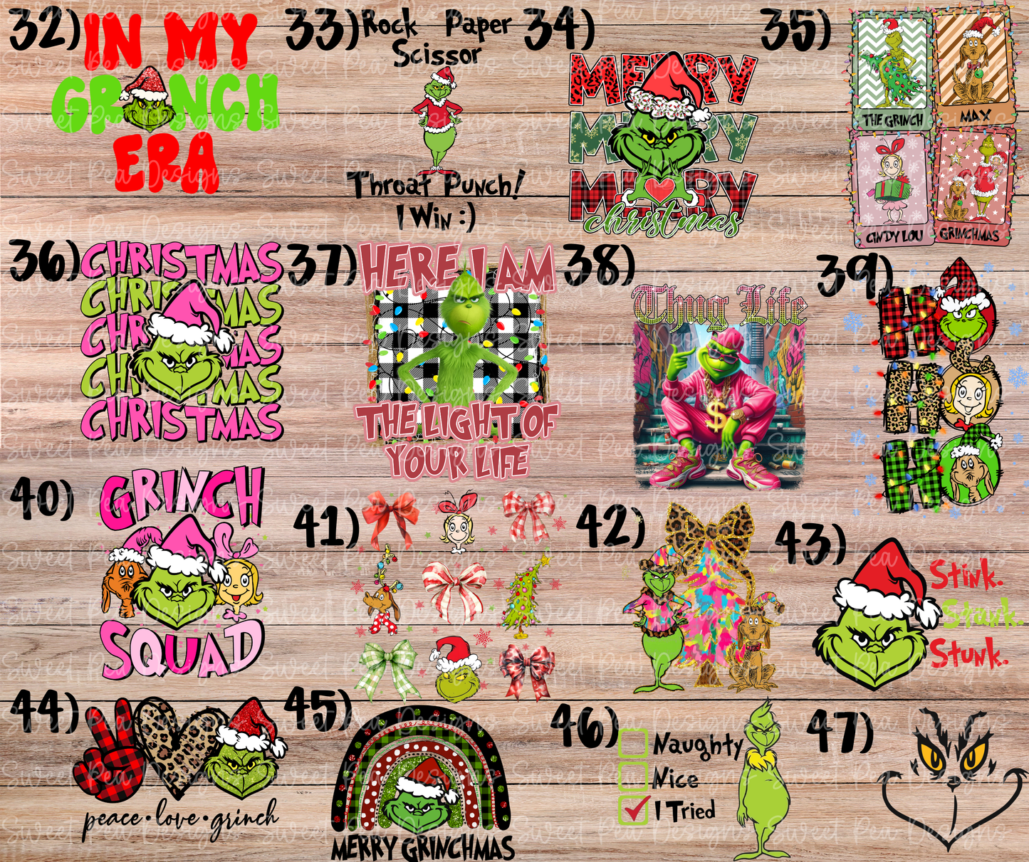 Design Your Own "Grinch" Tees