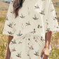 Mallard Duck Oversized Tee Short Set