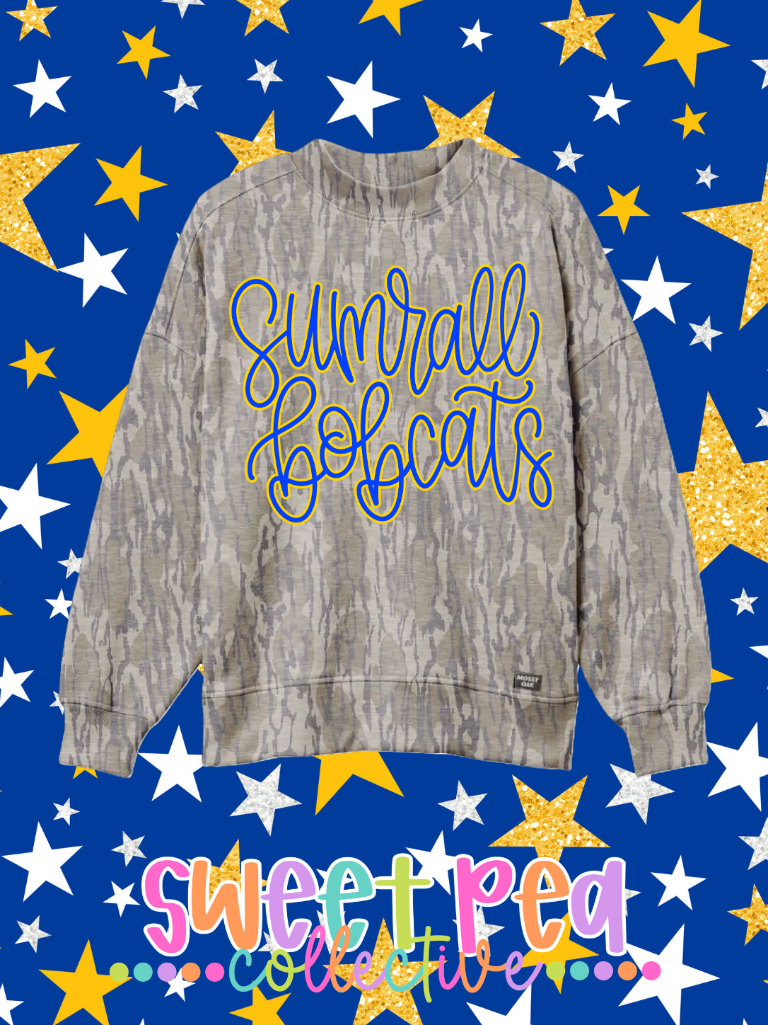Mossy Oak Mock Neck Sweatshirt