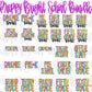 Preppy Bright School Shirts (Teacher Edition)