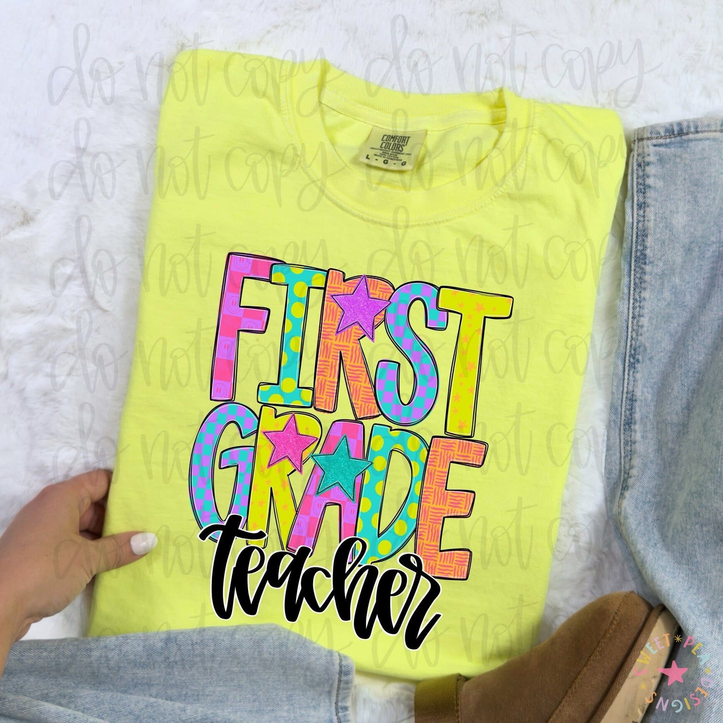 Preppy Bright School Shirts (Teacher Edition)
