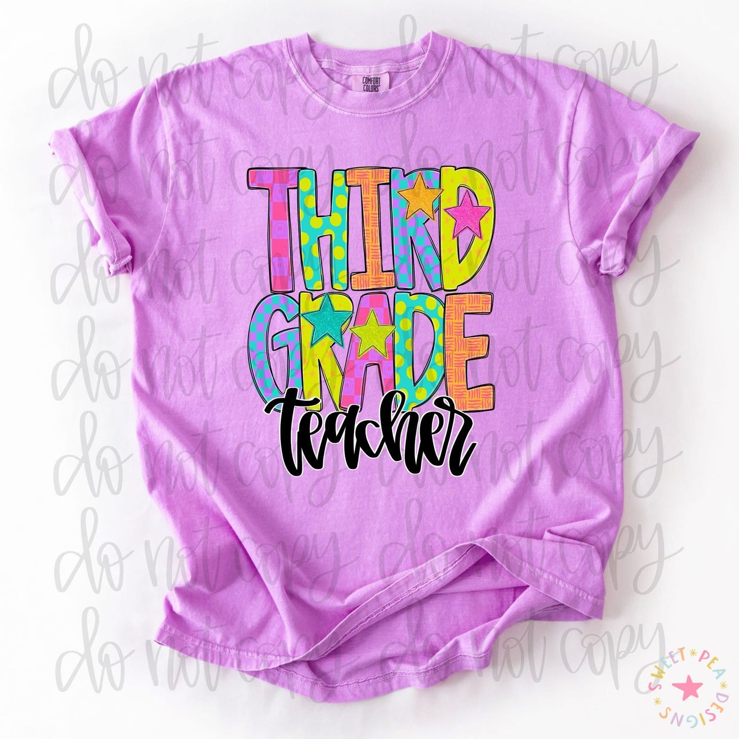 Preppy Bright School Shirts (Teacher Edition)
