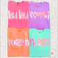 Personalized "Spring Flower" Alpha Tees