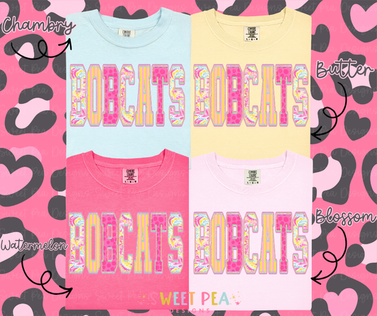 Preppy Paisley Bobcats