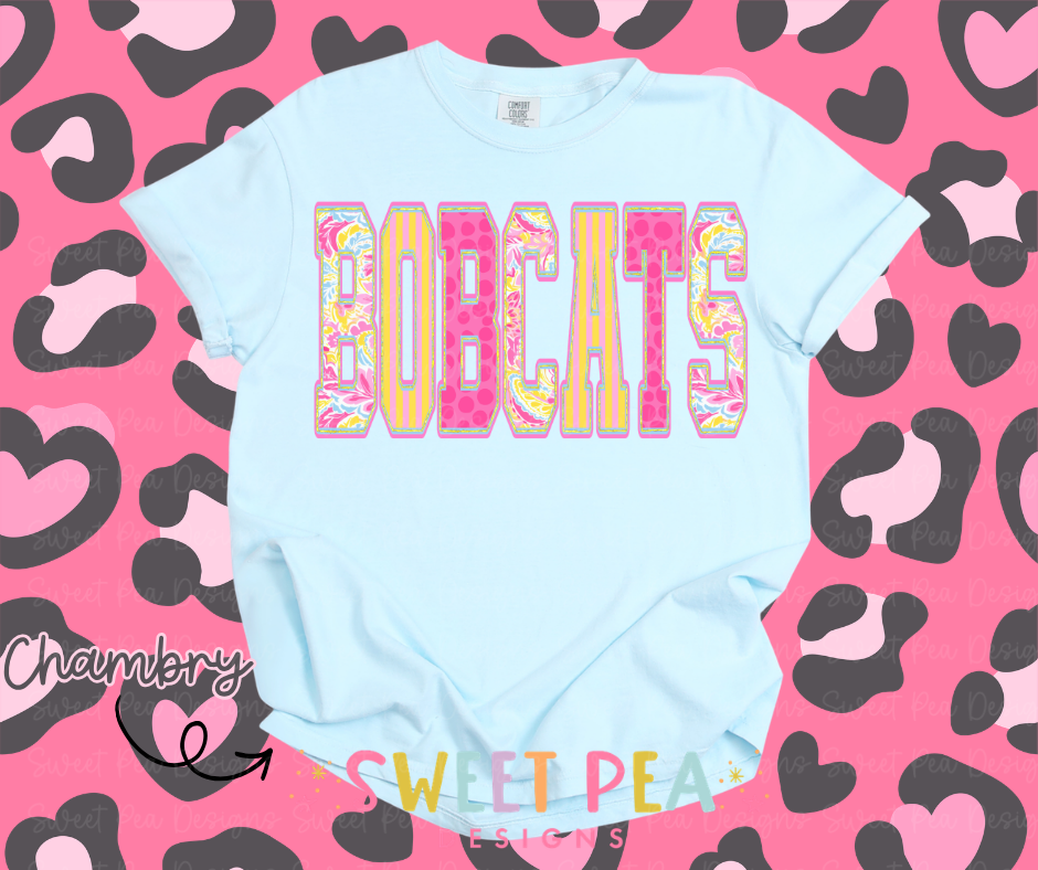 Preppy Paisley Bobcats