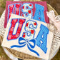 USA WITH BOW