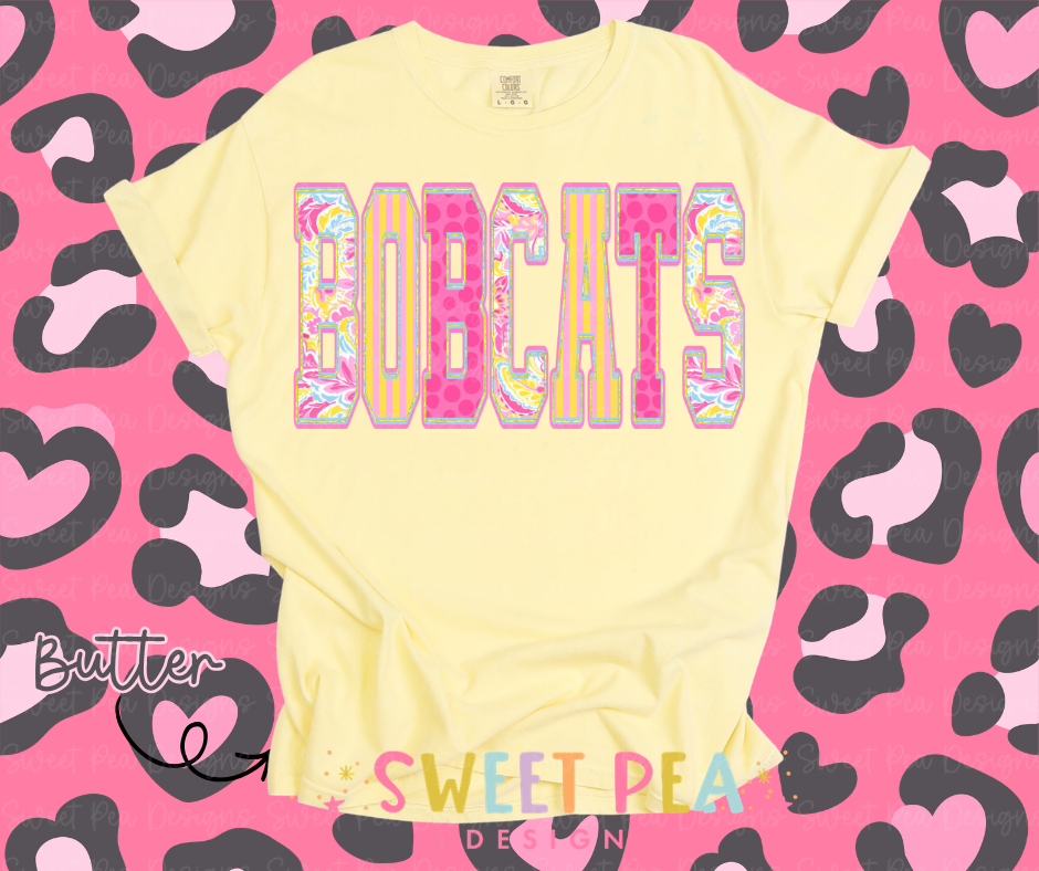 Preppy Paisley Bobcats