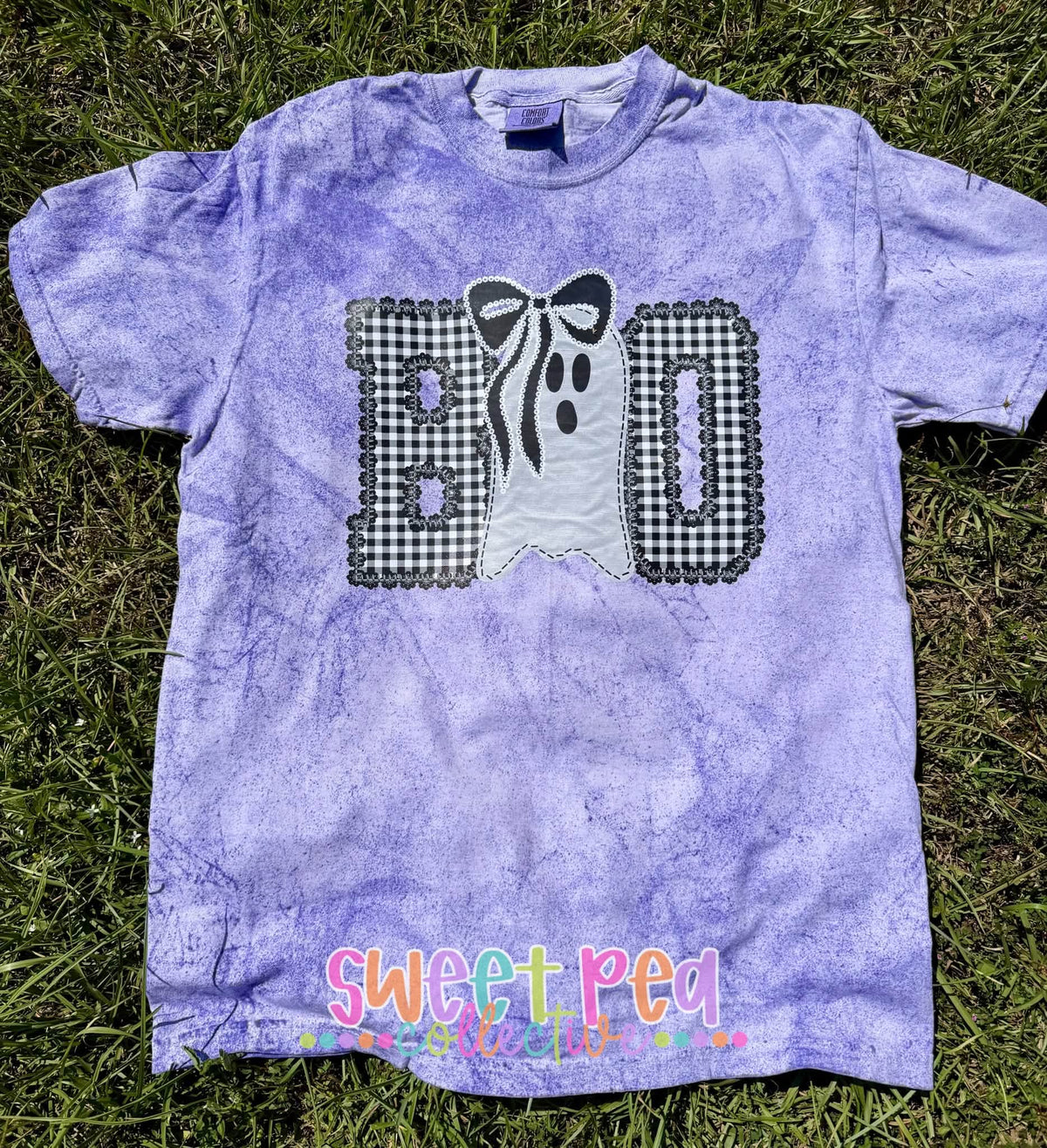 BOO (GINGHAM WITH GHOST)