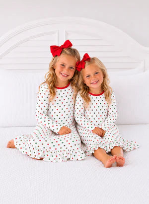 Christmas Girls Lounge Dress – PRE-ORDER | Sizes 12M–16Y