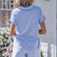 Dolman Sleeve Polo Short Set