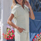 Dolman Sleeve Polo Short Set
