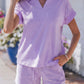 Dolman Sleeve Polo Short Set