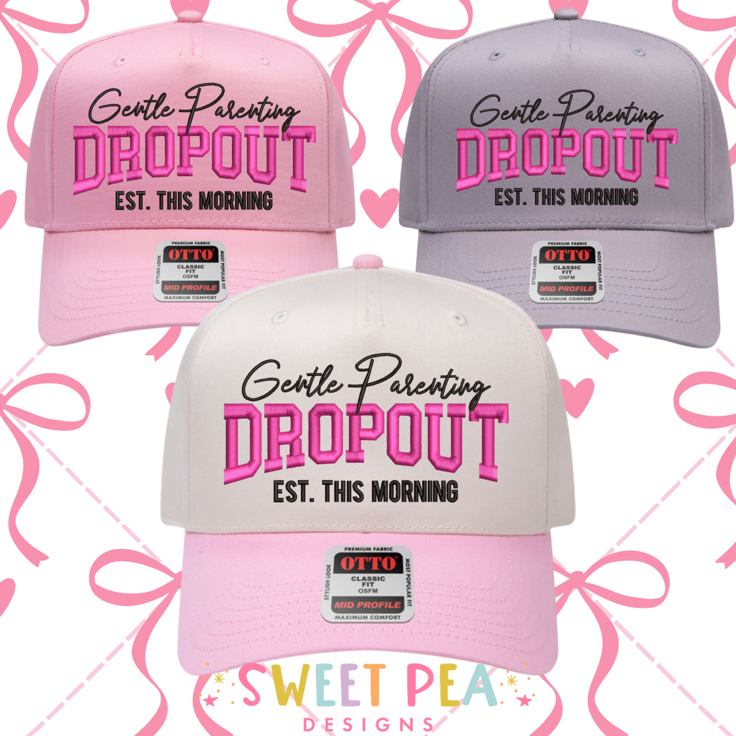 Gentle Parenting Dropout Hat (Embroidery)