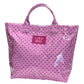 LM TOTE BAG LIGHT PINK/HOT PINK DOT