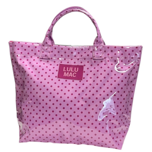 LM TOTE BAG LIGHT PINK/HOT PINK DOT