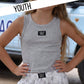 ATHLETIC GRAY KIDS TANK