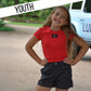 BLACK MINI POLKA DOT KIDS SHORTS