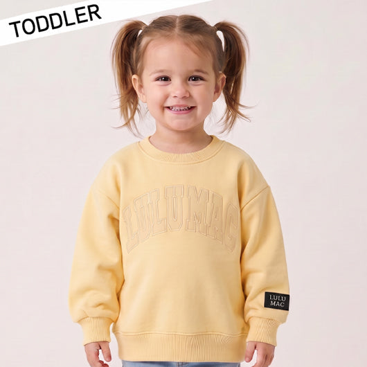 BUTTER MONO TODDLER SWEATSHIRT