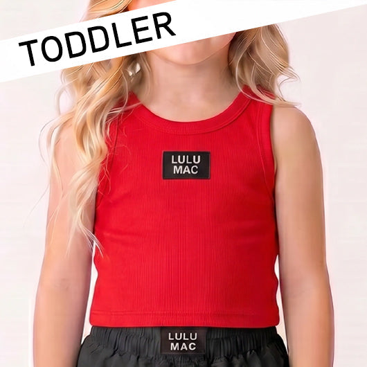 RED TODDLER TANK