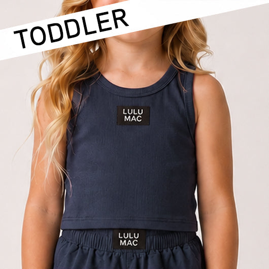 NAVY TODDLER TANK