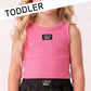 BUBBLE GUM TODDLER TANK
