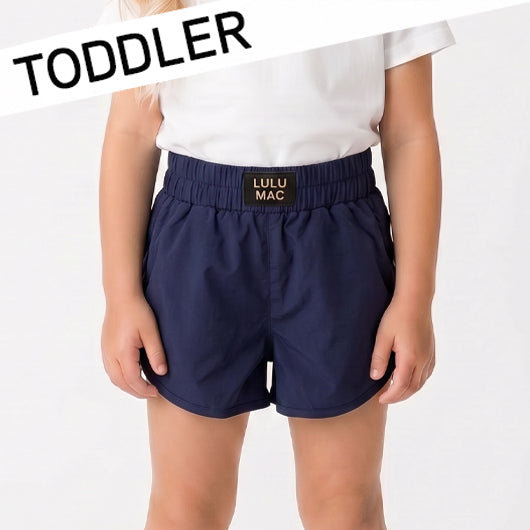 NAVY TODDLER SHORTS