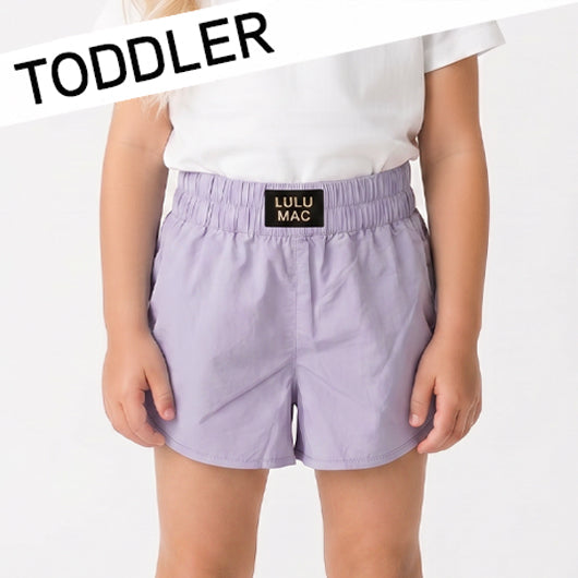 LAVENDER TODDLER SHORTS