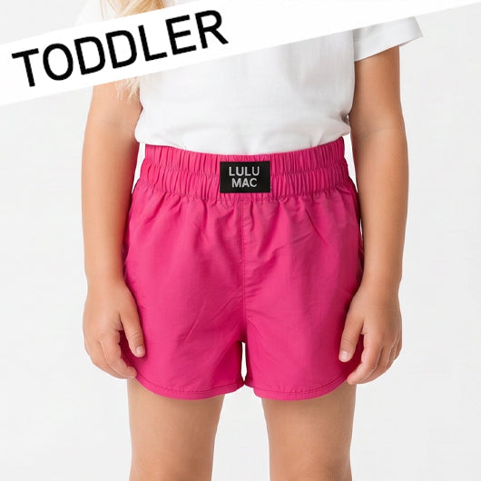 HOT PINK TODDLER SHORTS