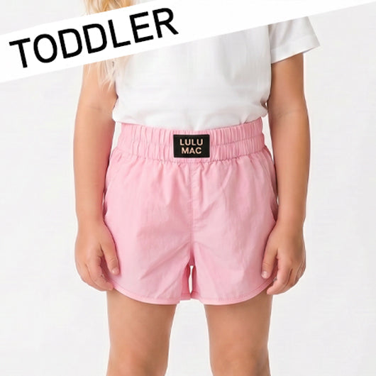 LIGHT PINK TODDLER SHORTS