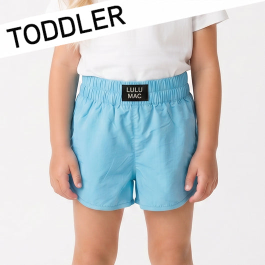 LIGHT BLUE TODDLER SHORTS