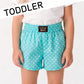AQUA MINI POLKA DOT TODDLER SHORTS