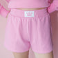 BUBBLEGUM TERRY CLOTH SHORTS