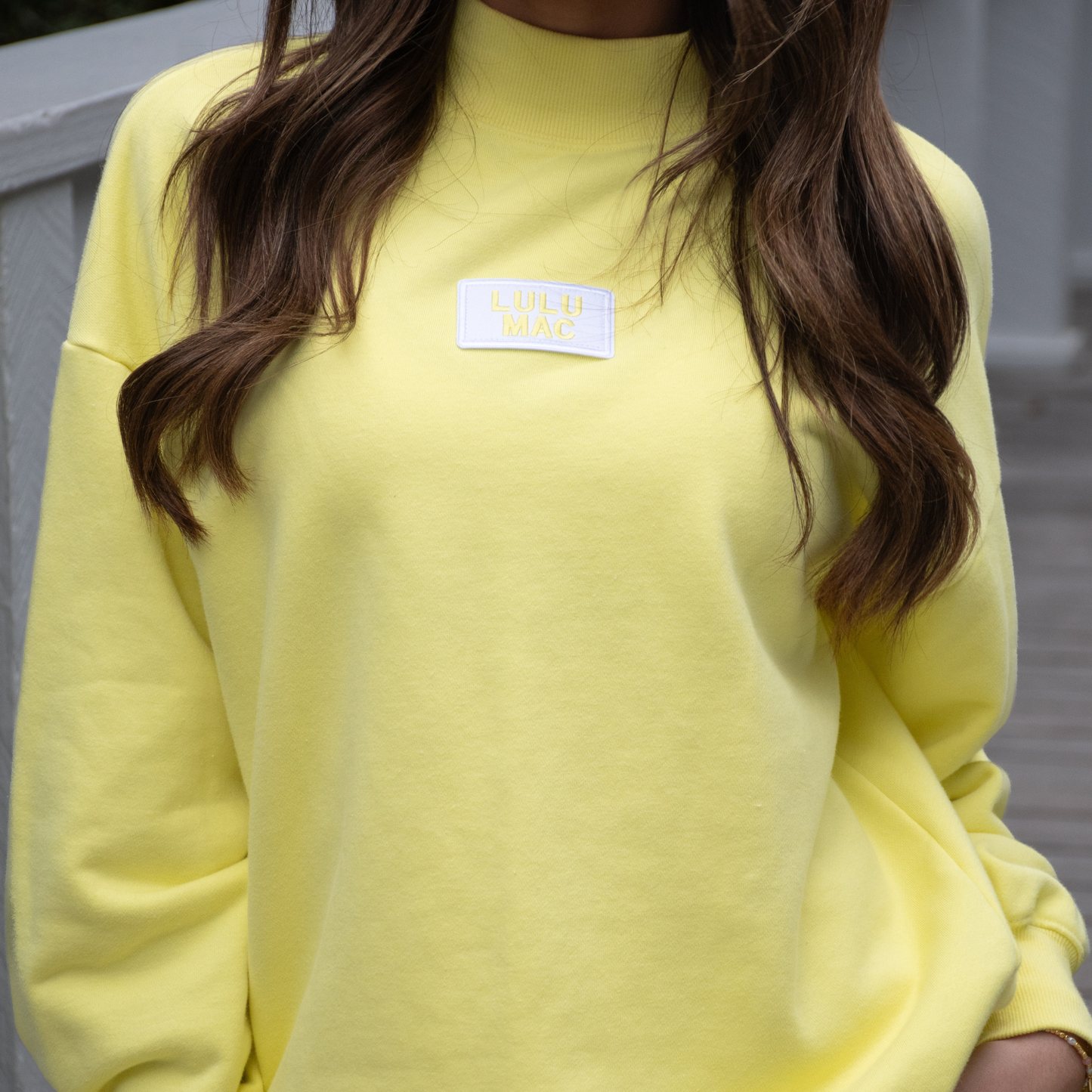 YELLOW TERRY CLOTH LONG SLEEVES