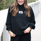 BLACK TERRY CLOTH LONG SLEEVES