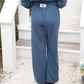 NAVY TERRY CLOTH PANTS