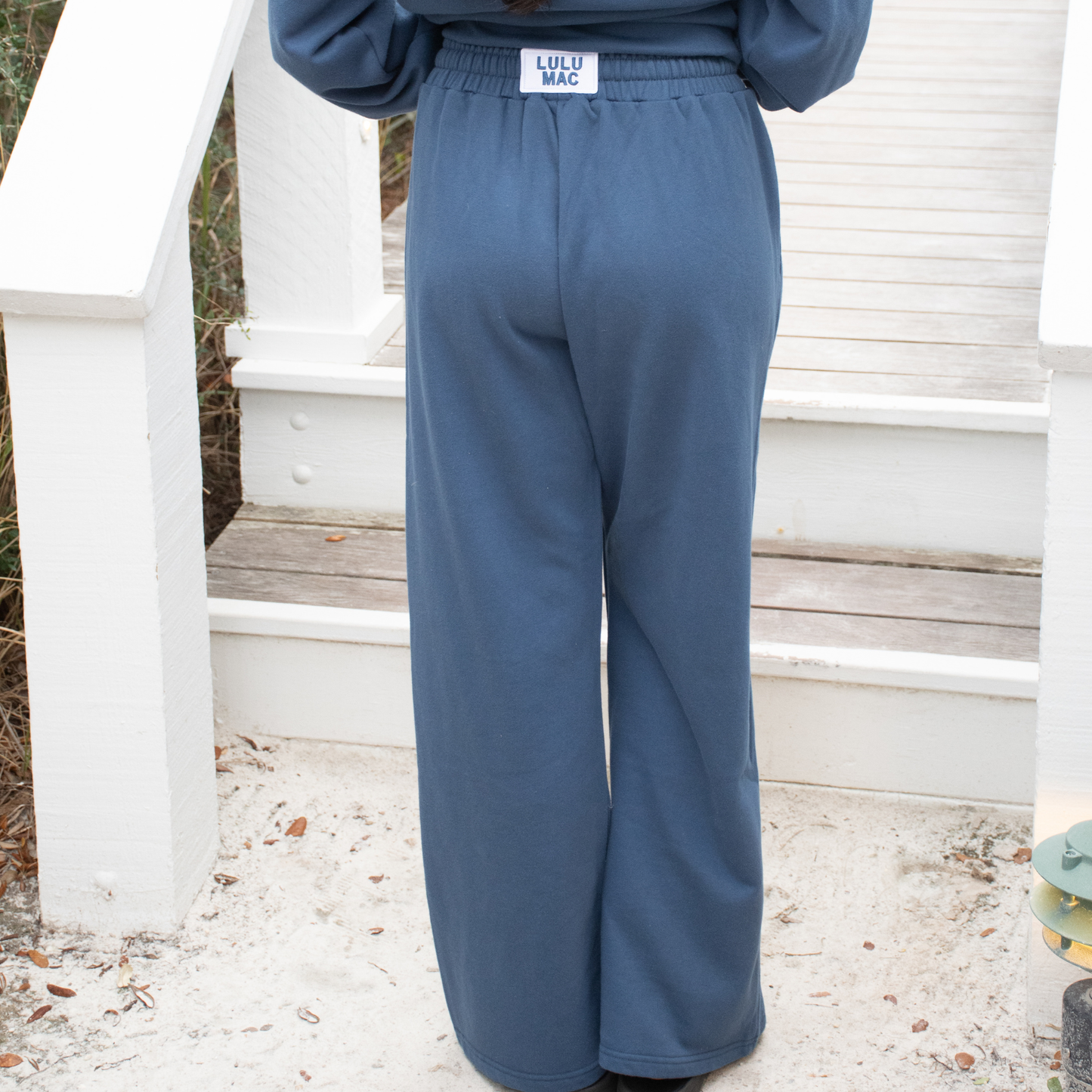 NAVY TERRY CLOTH PANTS