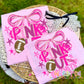 PREPPY PINK OUT WITH BOW