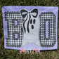 BOO (GINGHAM WITH GHOST)