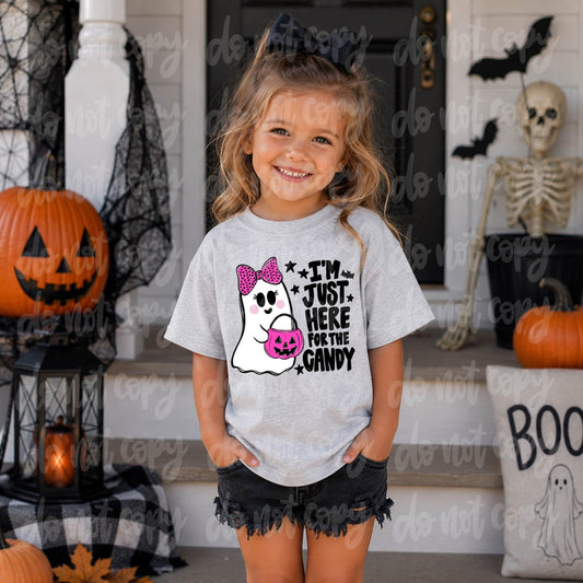 I'M JUST HERE FOR THE CANDY!
