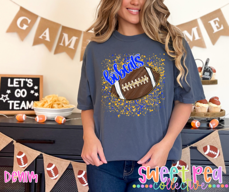 BOBCAT FOOTBALL SPLATTER