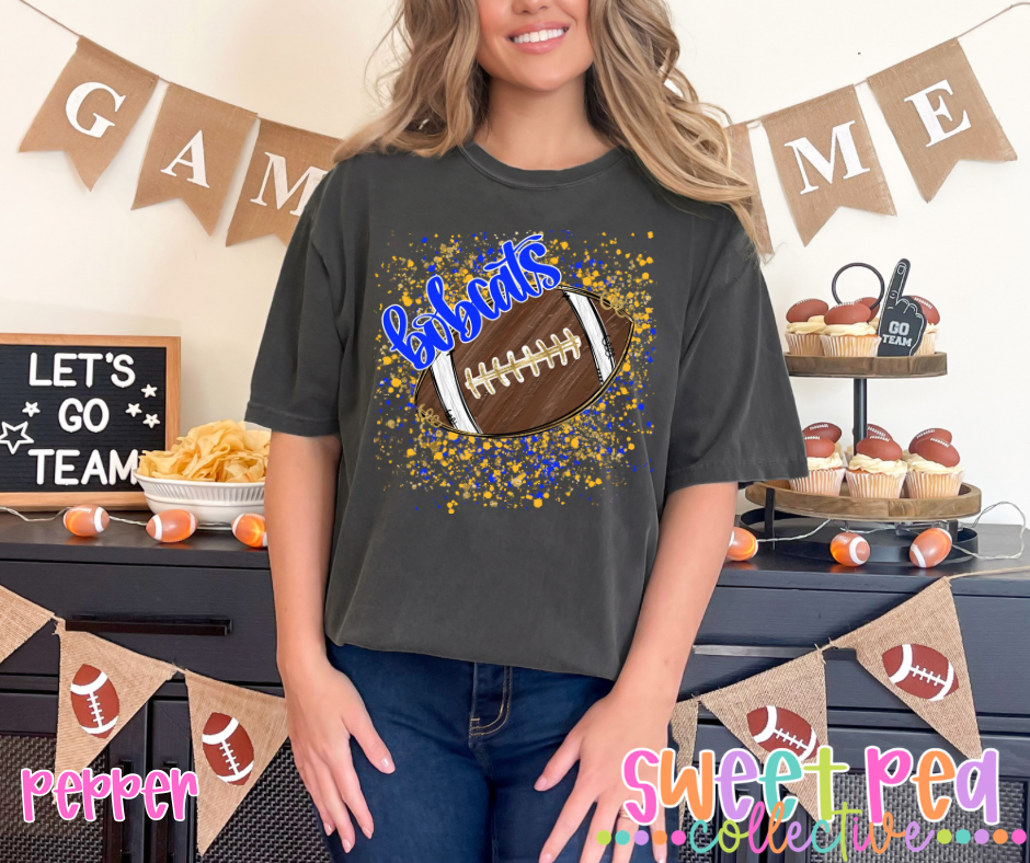 BOBCAT FOOTBALL SPLATTER