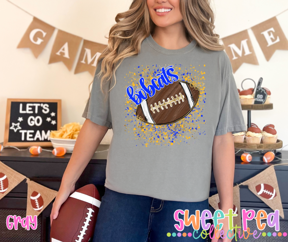 BOBCAT FOOTBALL SPLATTER